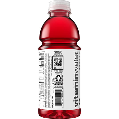 vitaminwater XXX Acai-Blueberry-Pomegranate Flavored Water Beverage, 20 fl oz Bottle, Nutrient Enhanced with Vitamins & Electrolytes