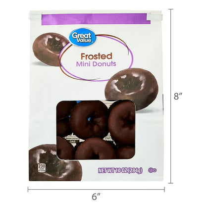 Great Value Frosted Mini Donuts, 10 oz