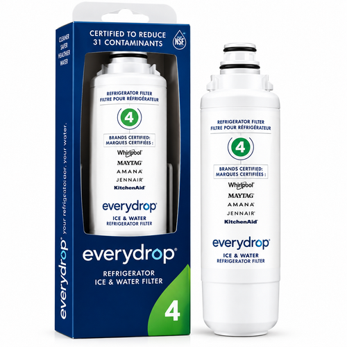 everydrop by Whirlpool Ice & Water Refrigerator Filter 4, Green, EDR4RXD1