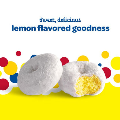 Wonder Summer Lemonade Flavored Mini Donuts, Shareable Lemon Donuts, 10 oz Bag