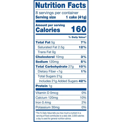 ( 4 PACK ) Hostess Patriotic Cupcakes, Golden Snack Cakes, 11.57 oz Box (32 Pouches)