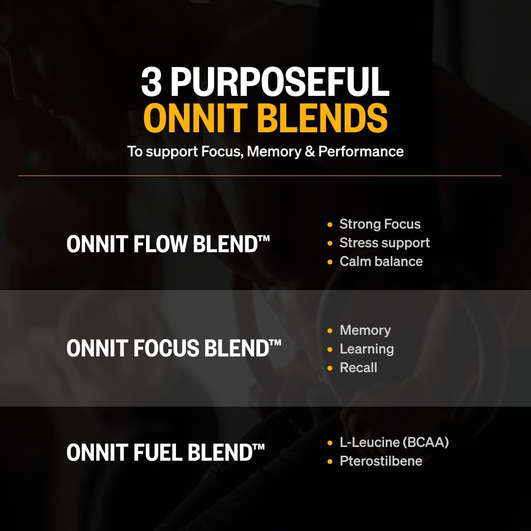 ONNIT Alpha Brain Nootropic Brain Supplement for Focus & Memory, 90 Count