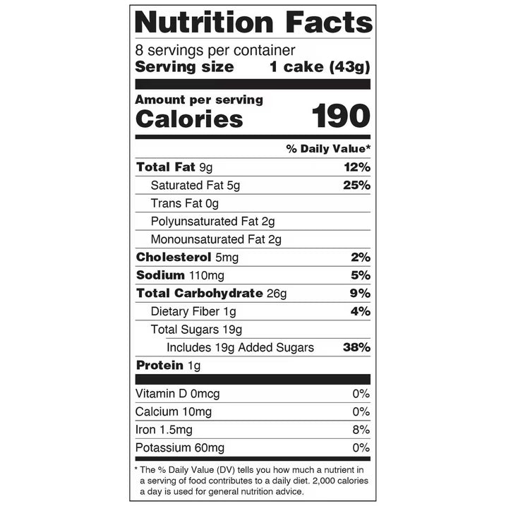 Little Debbie Frosted Fudge Cakes, 8 Count, 12 oz