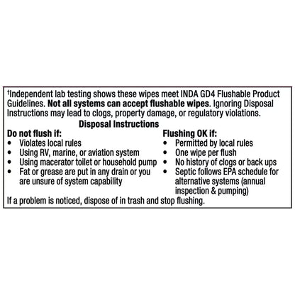 Equate Flushable Wet Wipes, Fragrance Free, Gentle Cleansing Bathroom Wipes, 144 Count, 3 Pack