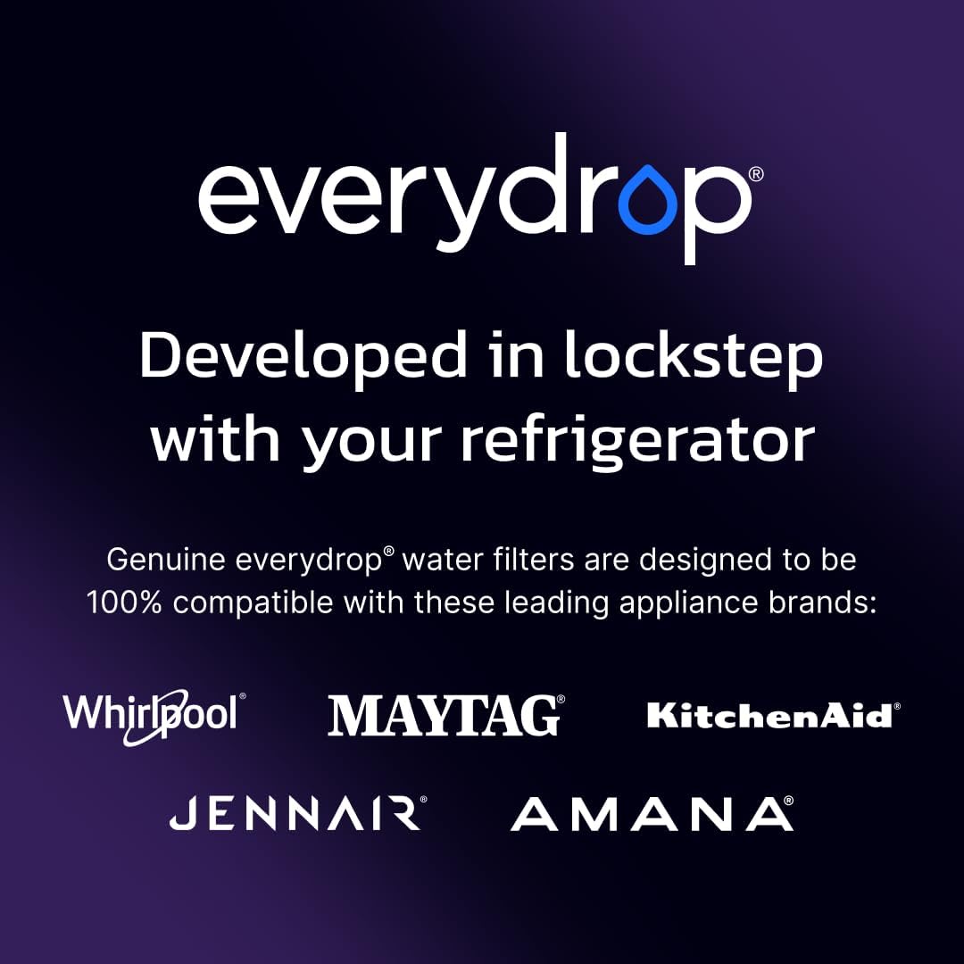 everydrop by Whirlpool Ice & Water Refrigerator Filter 1, Purple, EDR1RXD1