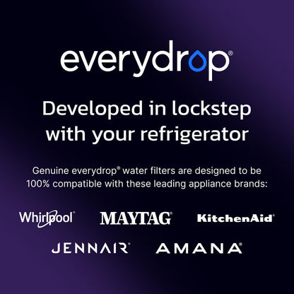 everydrop by Whirlpool Ice & Water Refrigerator Filter 1, Purple, EDR1RXD1