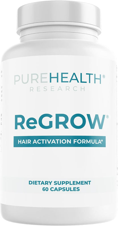 PUREHEALTH RESEARCH ReGrow - Hair & Scalp Support - 1 Bottle