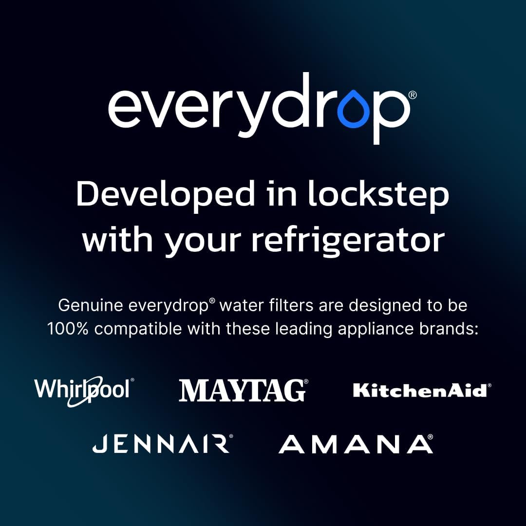 everydrop by Whirlpool Ice & Water Refrigerator Filter 3, Aqua, EDR3RXD1