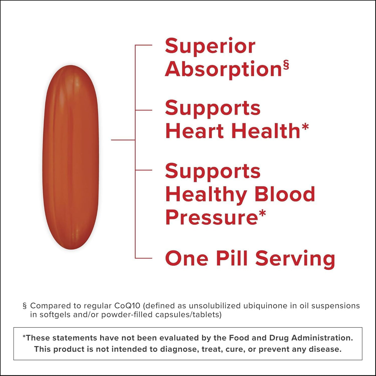 Qunol Mega Ubiquinol CoQ10 100mg, Superior Absorption, 100 Softgels