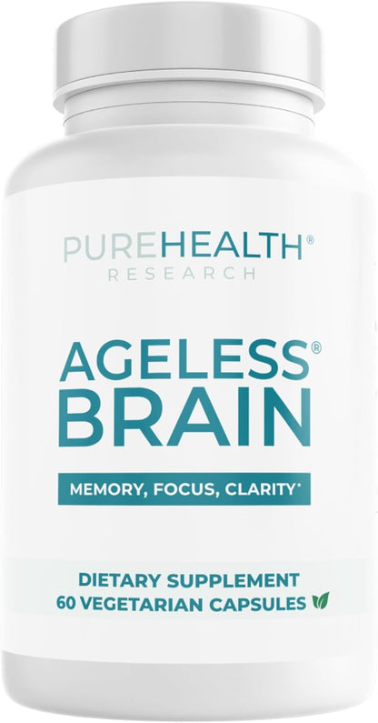 Click to see full view PUREHEALTH RESEARCH Ageless Brain - Supplements for Memory and Focus