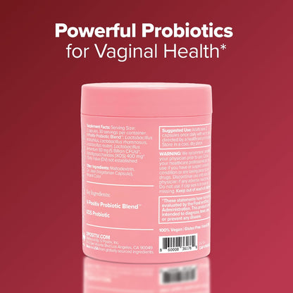 RO Vaginal Probiotics for Women, Healthy Odor & pH Balance, 2-Month Supply