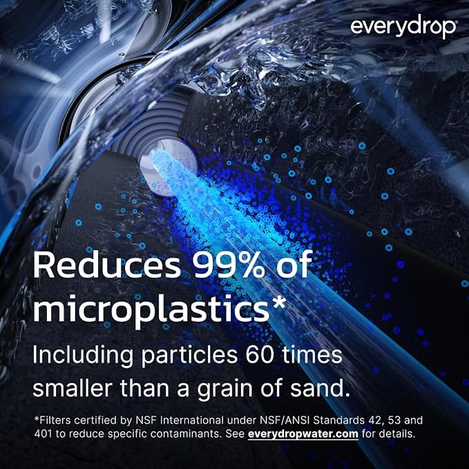 everydrop by Whirlpool Ice & Water Refrigerator Filter 3, Aqua, EDR3RXD1