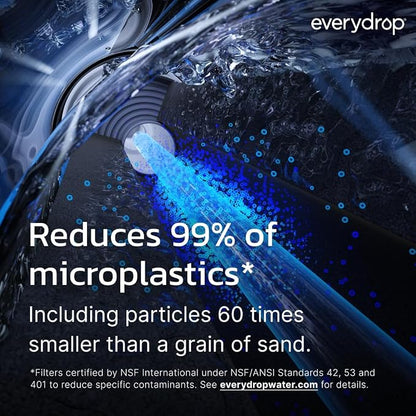 everydrop by Whirlpool Ice & Water Refrigerator Filter 3, Aqua, EDR3RXD1