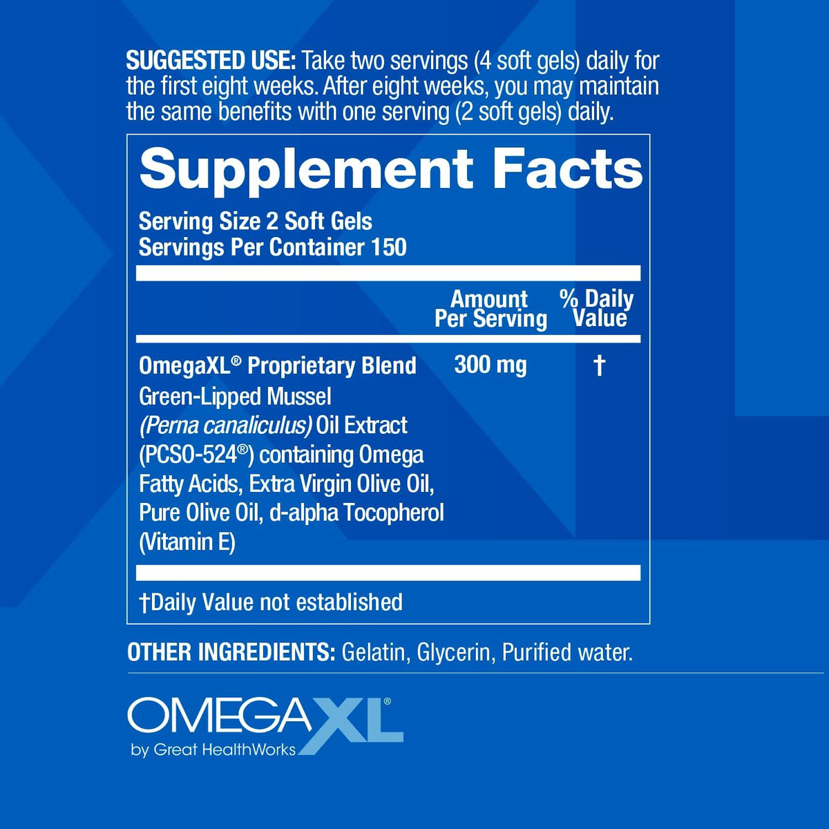 Omega XL 300 Capsules - Green Lipped Mussel New Zealand Omega 3