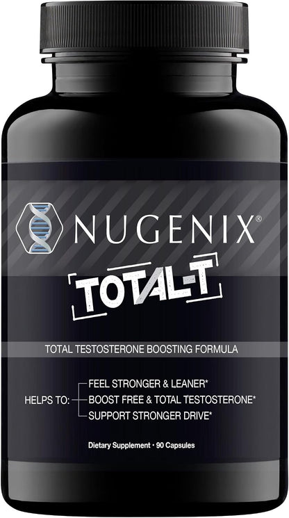 Nugenix Total-T, Free and Total Testosterone Booster for Men, 90 Count
