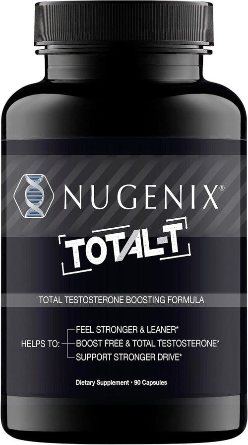 Nugenix Total-T, Free and Total Testosterone Booster for Men, 90 Count