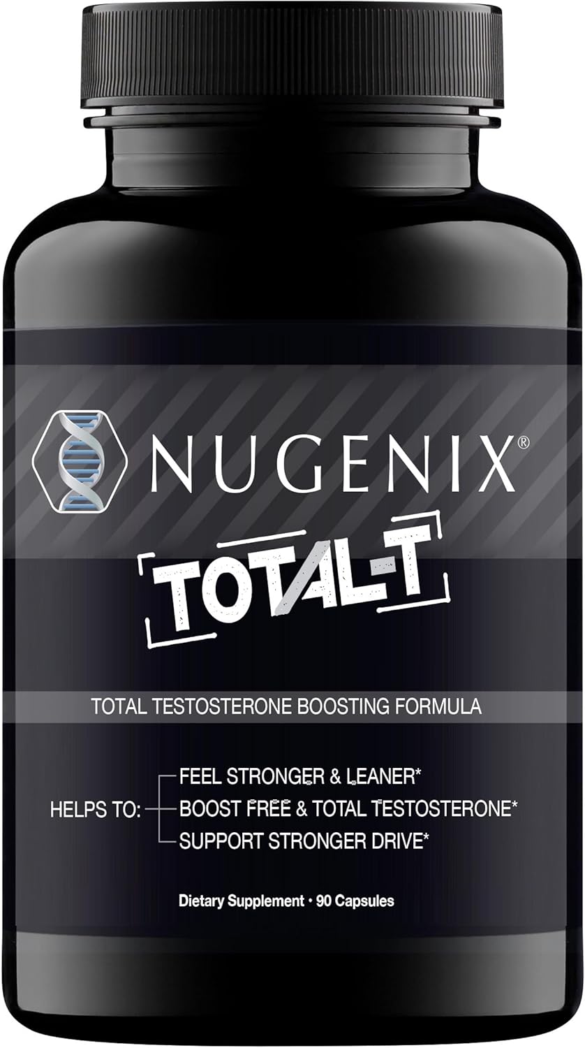Nugenix Total-T, Free and Total Testosterone Booster for Men, 90 Count