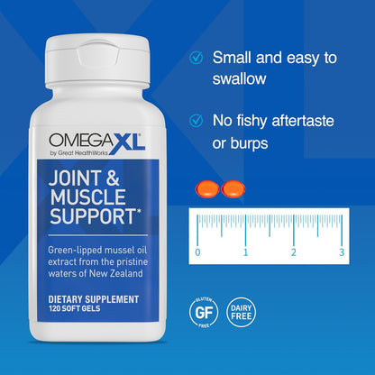OmegaXL Joint Support Supplement, 120 Count