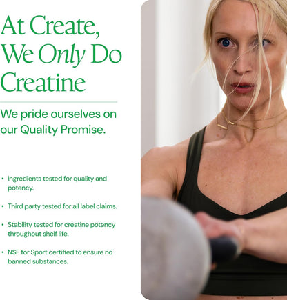 Create Creatine Monohydrate Gummies for Men & Women, Boost Focus, Strength, and Endurance, Anti-Melting Formula, Vegan, Gluten-Free, Non-GMO, 1.5g of Creatine per Gummy (Sour Green Apple)