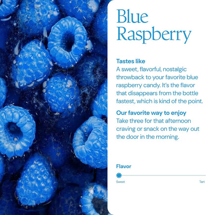 Create Creatine Monohydrate Gummies for Women and Men, Blue Raspberry, 90ct