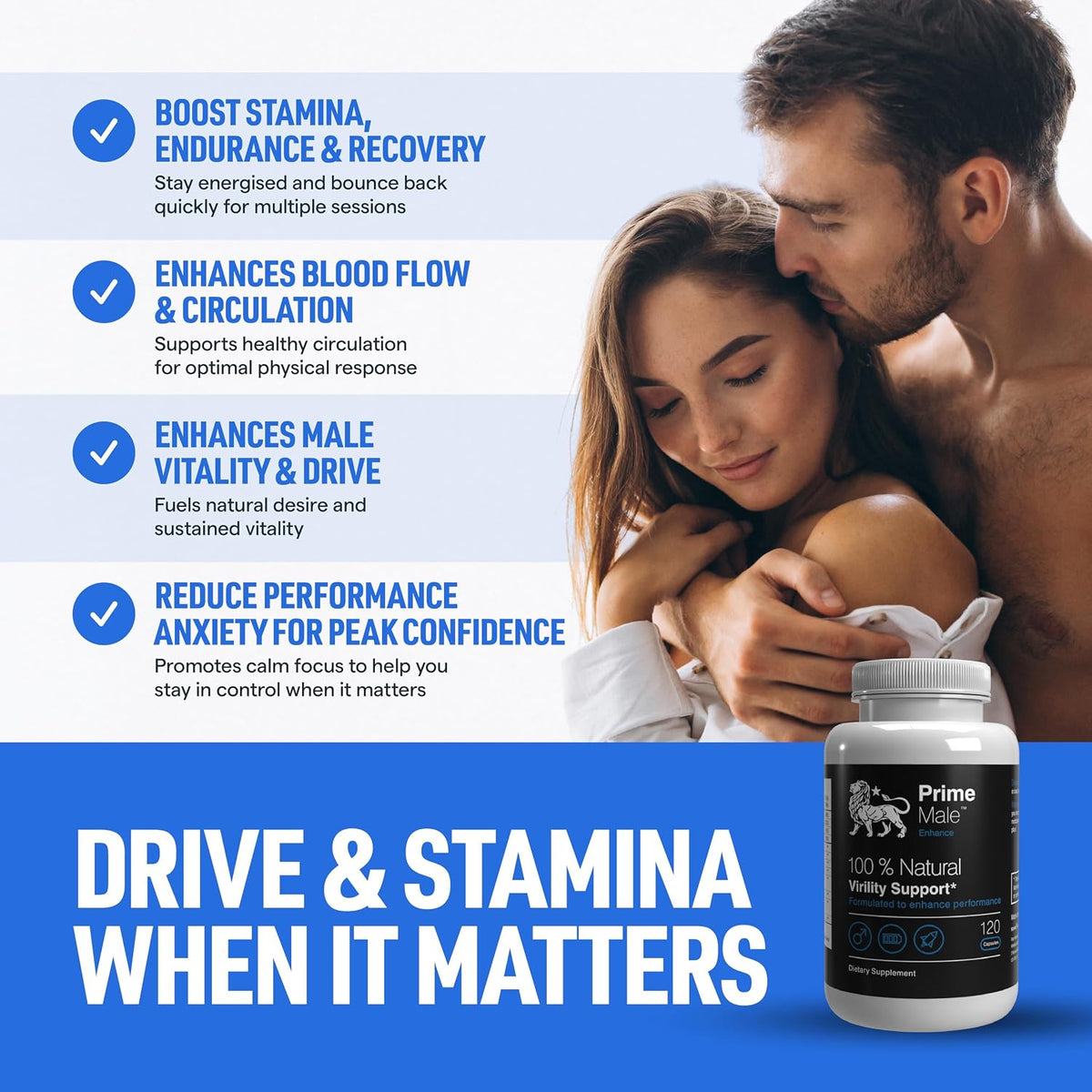 Enhance - Premium Male Enhancement Capsules - 100% Natural Ingredients - US Made Premium Supplement