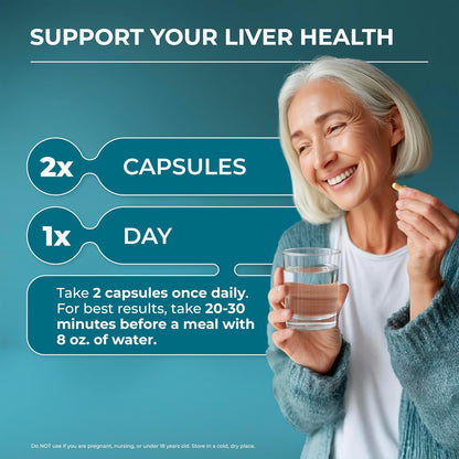 PUREHEALTH RESEARCH Liver Health – Liver Cleanse Detox & Repair Supplement