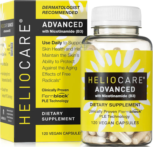 Heliocare Advanced with Nicotinamide Antioxidant Supplement, 120 Capsules