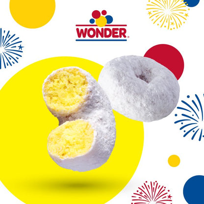 Wonder Summer Lemonade Flavored Mini Donuts, Shareable Lemon Donuts, 10 oz Bag