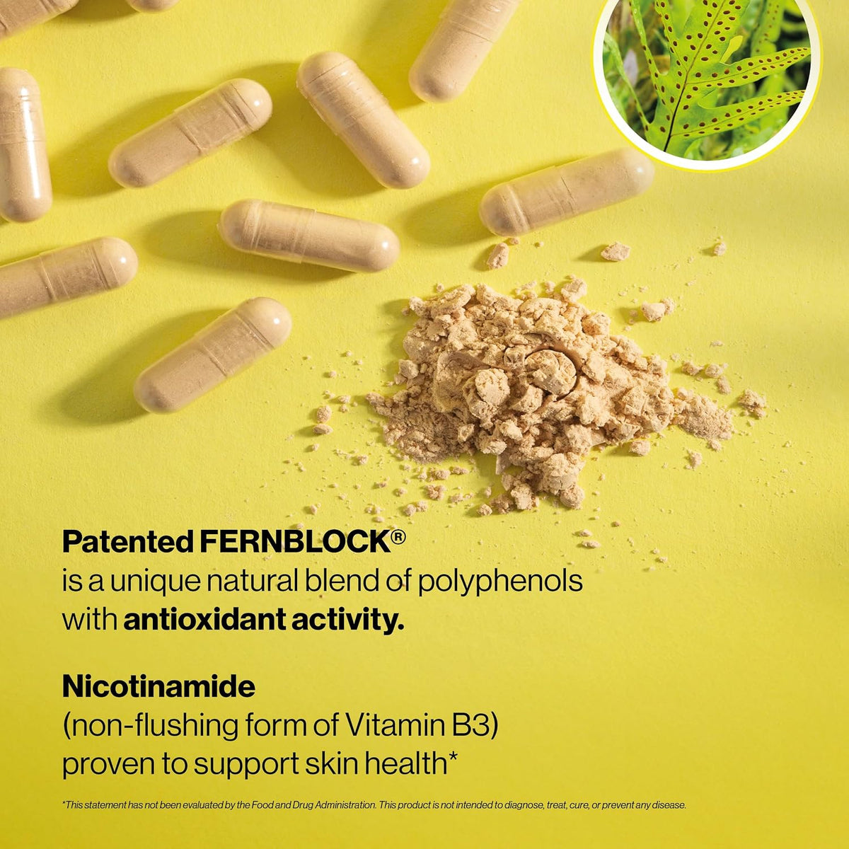 Heliocare Advanced with Nicotinamide Antioxidant Supplement, 120 Capsules