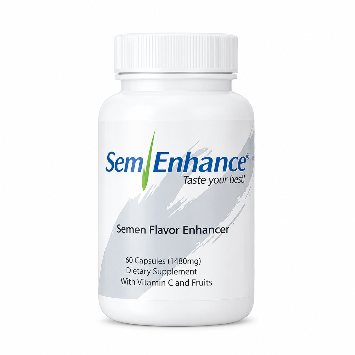 Make Your Semen Taste Fruity Men's Formula with Pineapple & Vitamin C - Fruit-Based Supplement for Men - 60 Capsules