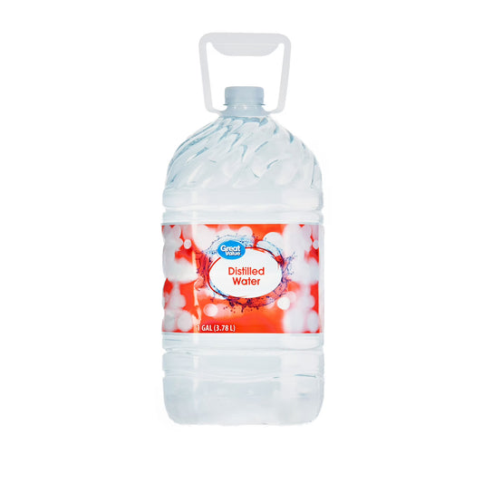 Great Value Distilled Water, 1 Gallon (128 fl oz), Purified Distilled Water for Household & Everyday Use