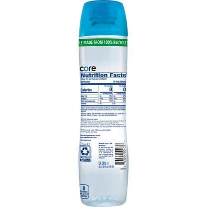 CORE Hydration Perfectly Balanced Water, 30.4 fl oz Bottle, Purified Drinking Water with Electrolytes & Minerals, pH 7.4