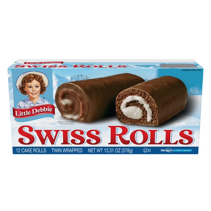 Snack Cakes, Little Debbie Family Pack Swiss Cake Rolls