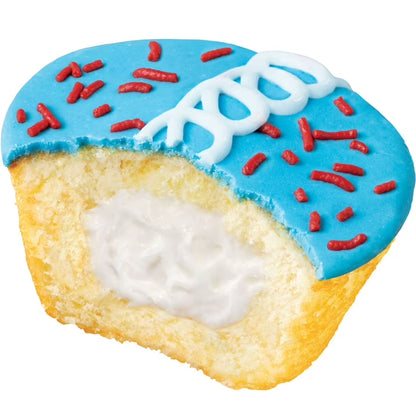 ( 2 PACK ) Hostess Patriotic Cupcakes, Golden Snack Cakes, 11.57 oz Box (16 Pouches)