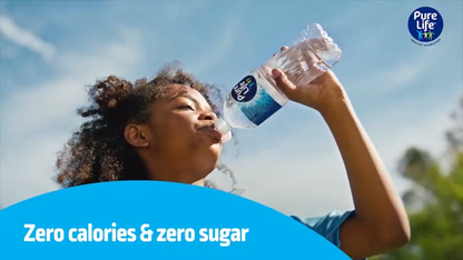 Pure Life Bottled Drinking Water, 24 Pack, 8 Fl Oz Each, Purified Water Enhanced with Minerals, Crisp Refreshing Taste, Toy Story 5 Packaging